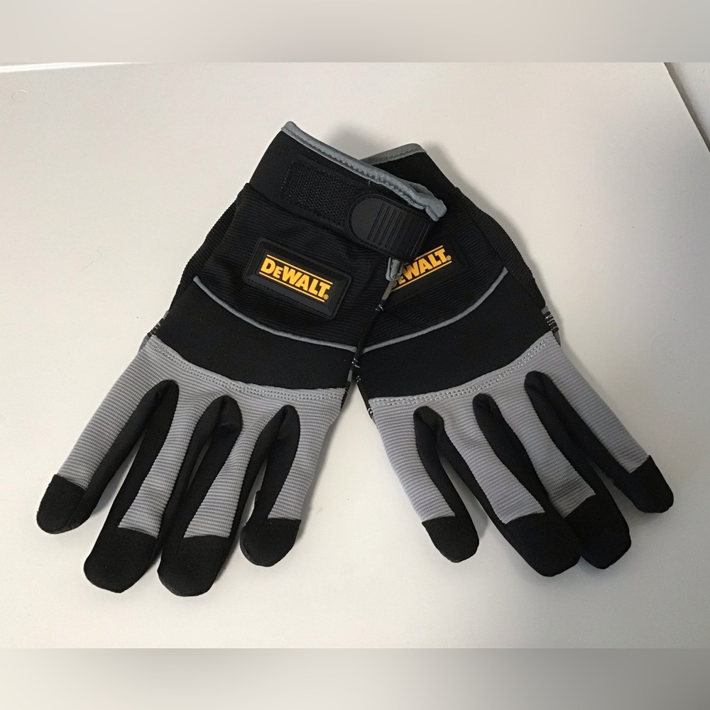 DeWalt Padded Black and Gray Work Gloves Sz XL